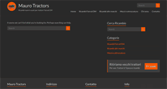 Desktop Screenshot of maurotractors.com