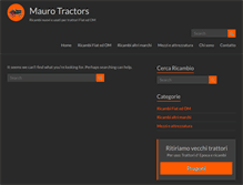 Tablet Screenshot of maurotractors.com